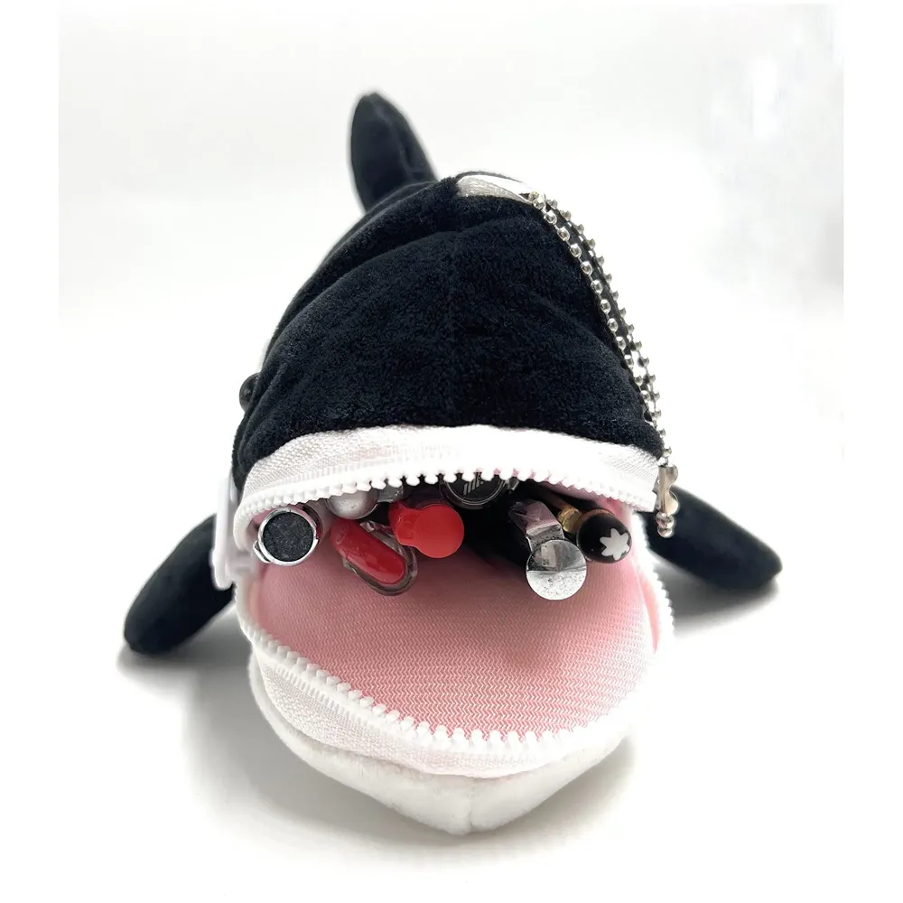 Pencil Pouch Whale Fish Soft Toys for Children, Kids Favorite School Pencil Box