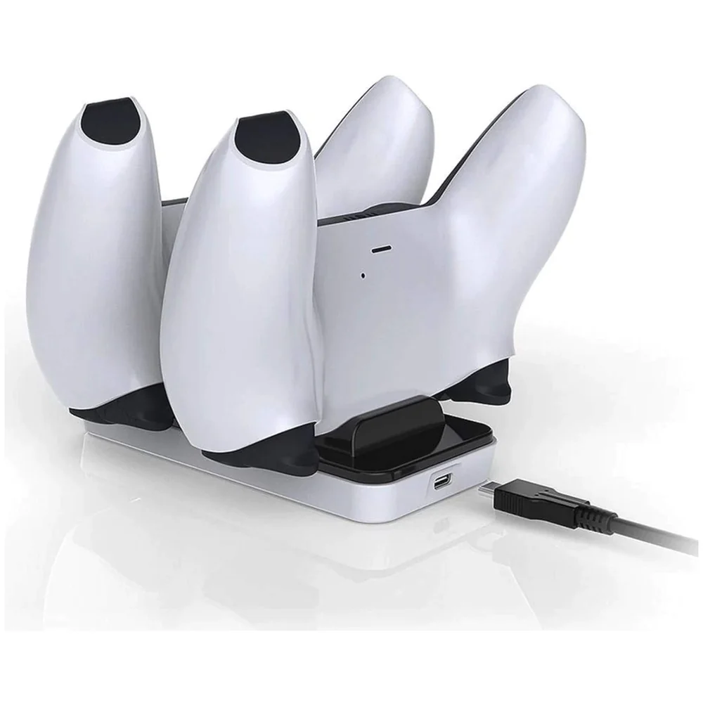 LED Charger Dock Station for PS5 Controller Dual USB Type C Fast Premium