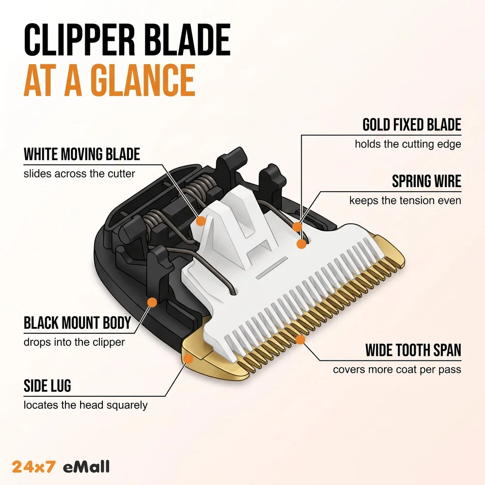 Pet Grooming Clipper Trimmer Blade Replacement