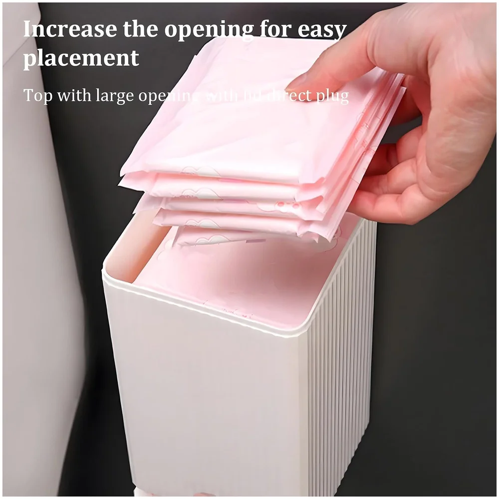 Sanitary Pads Dispenser Wall Mounted Pink White 19.5 x 11.5 cm