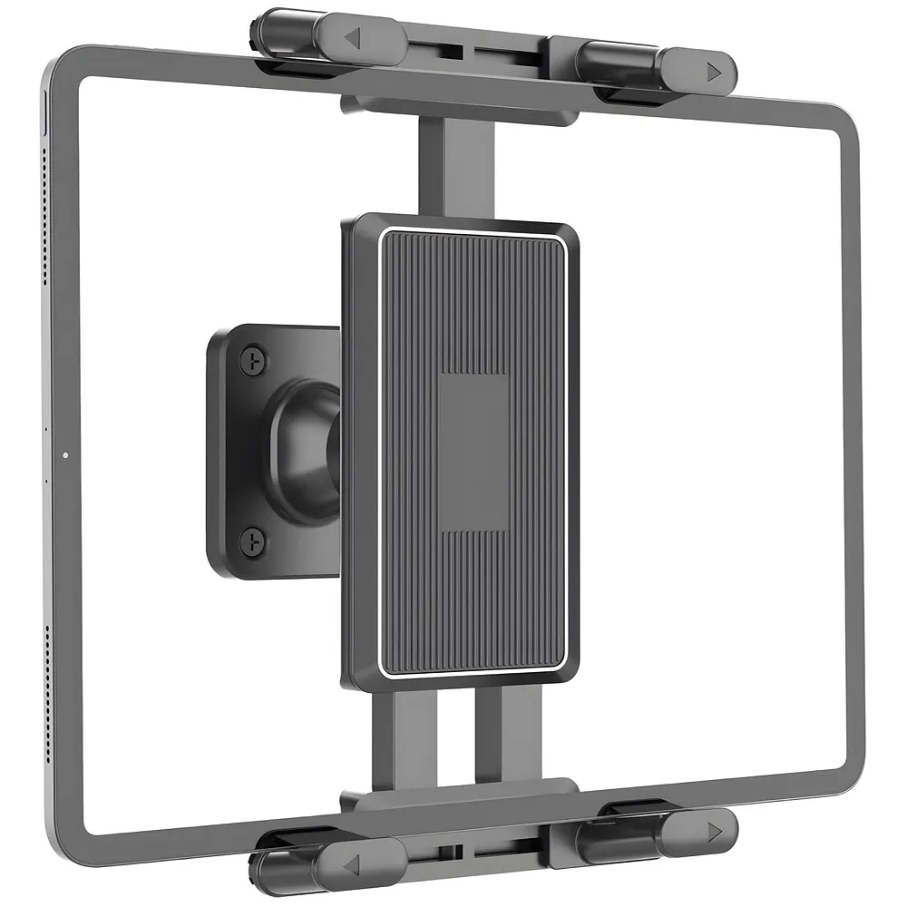 Wall Mount Tablet Phone Holder 4.7 to 13 Inches 360 Ball Joint
