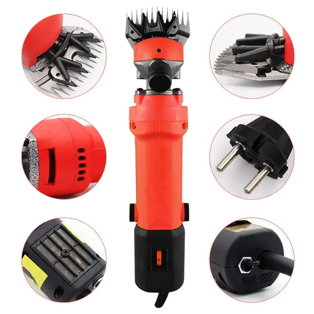 Electric Sheep Shearing Clipper 1200W Livestock Goat Wool Trimmer