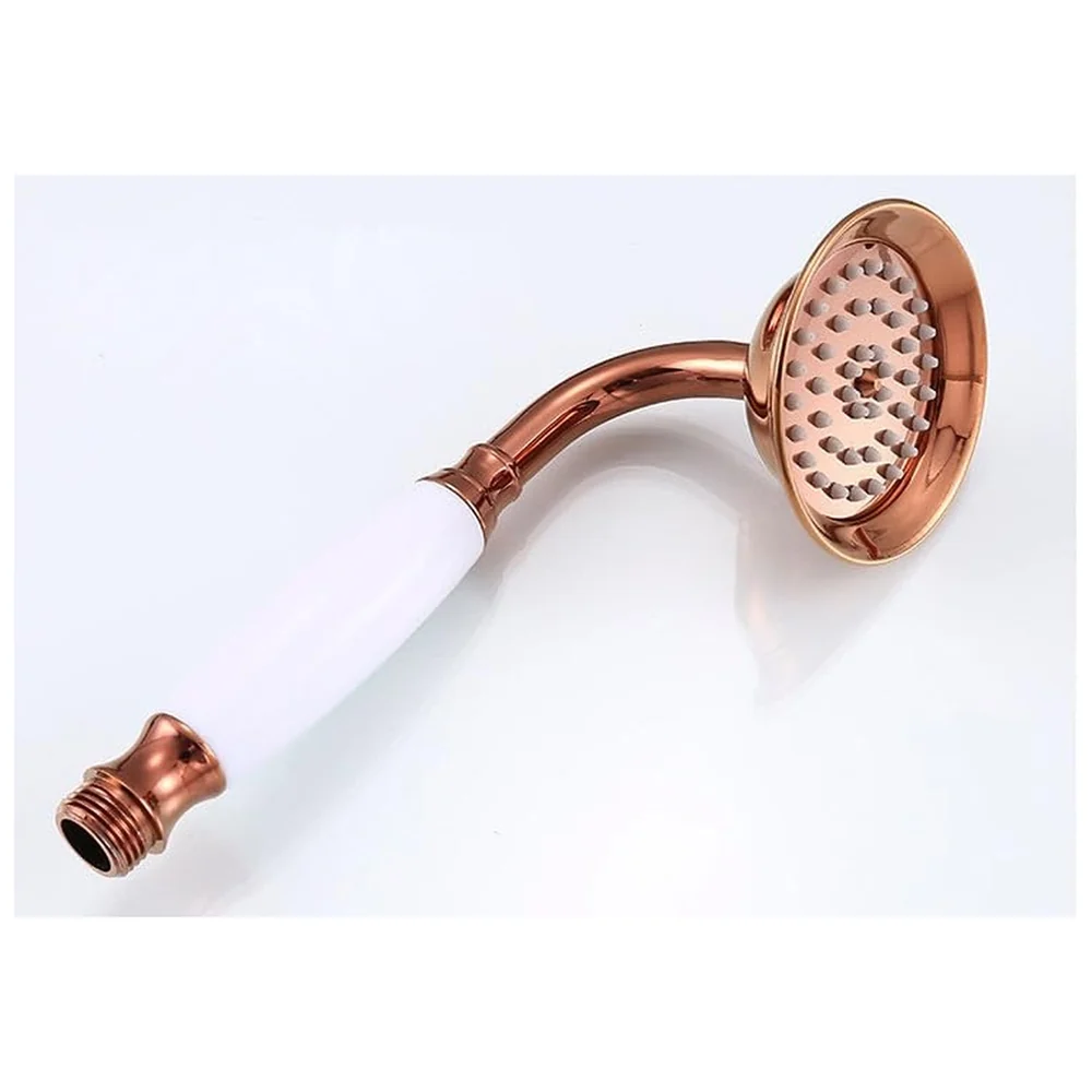 Brass Rose Gold Shower System 3 in 1 Wall Mixer Tap for Bathroom