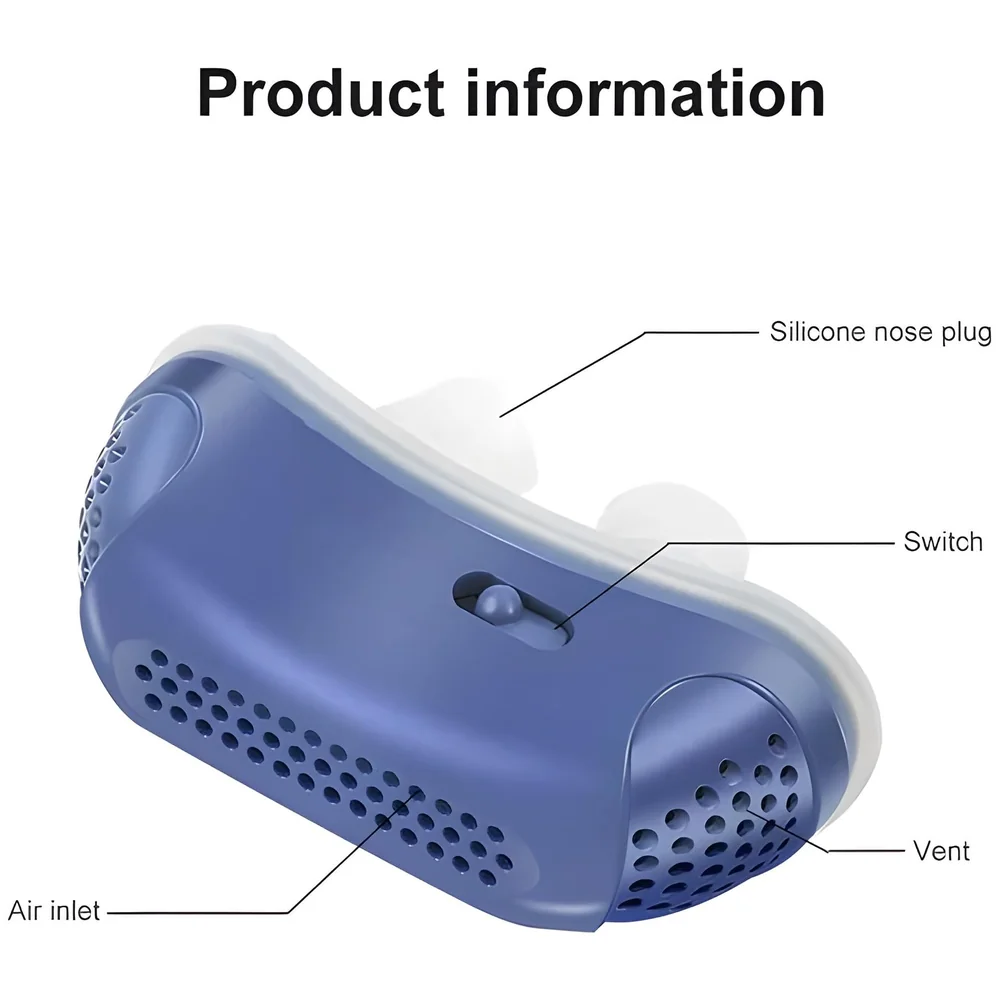 Upgraded Electric Noise Anti Snoring Device Sleep Stop Snore Aid Stopper, Stop Snoring Aids Devices Solution Small Travel