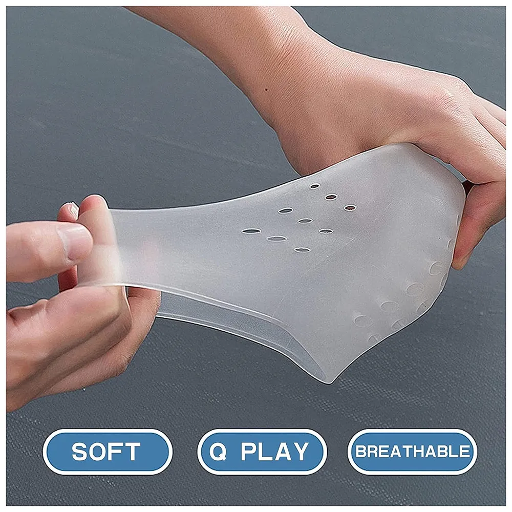 Invisible Height Increase Heel Lift Pads Silicone Gel 3 cm Socks