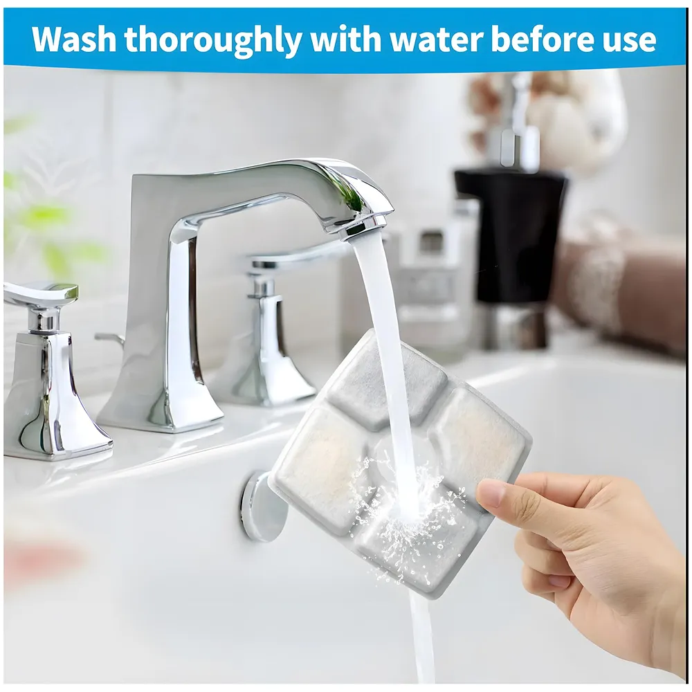 4 Pcs Pet Water Fountain Filters 12.4 cm Square Activated Carbon