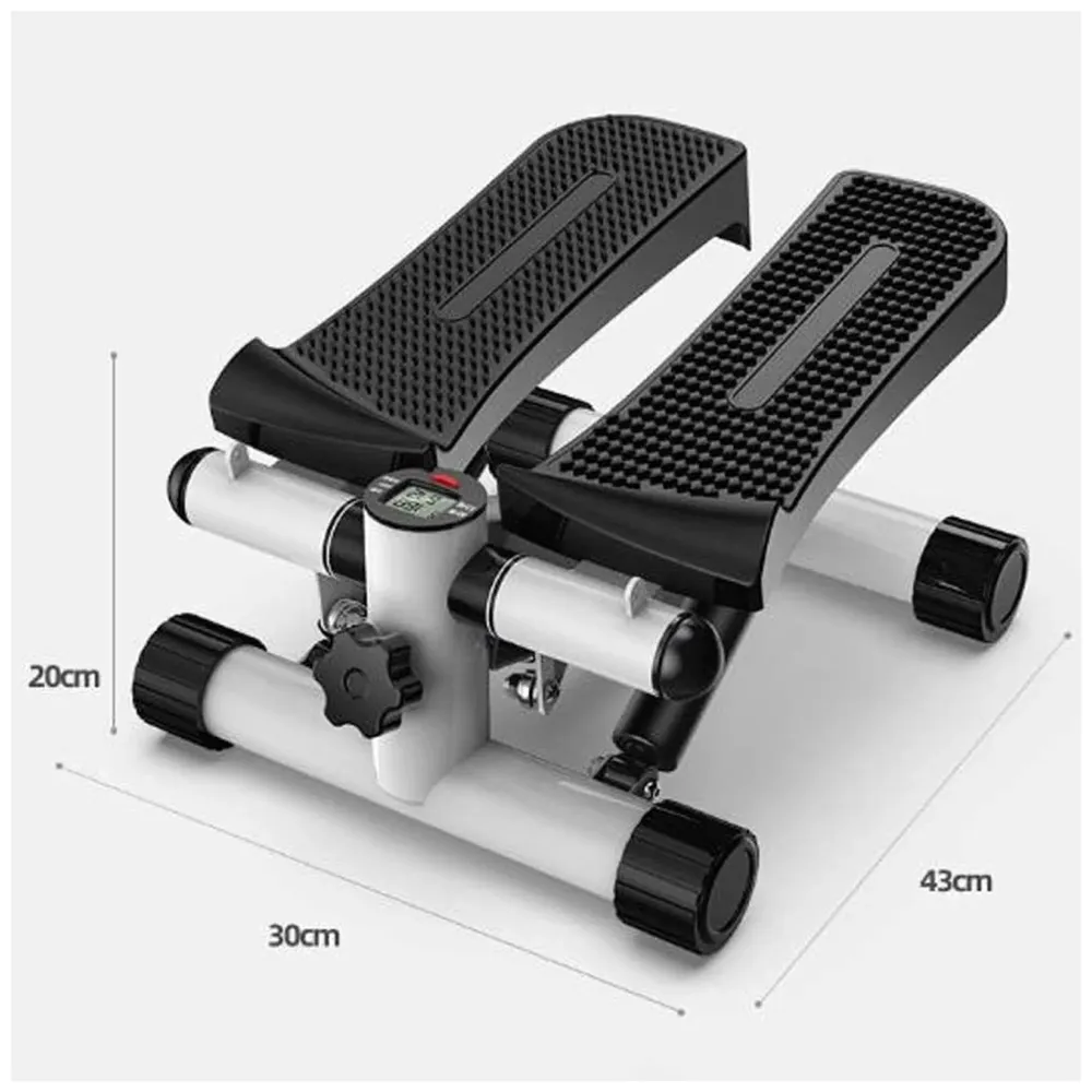 Twist Stepper, Swing Stepper, Leg Climbing, Stair Stepper - Home Workout Equipment with Adjustable, Resistance Bands & LED Monitor, Tone - Buttocks, Legs, Thighs, Waist