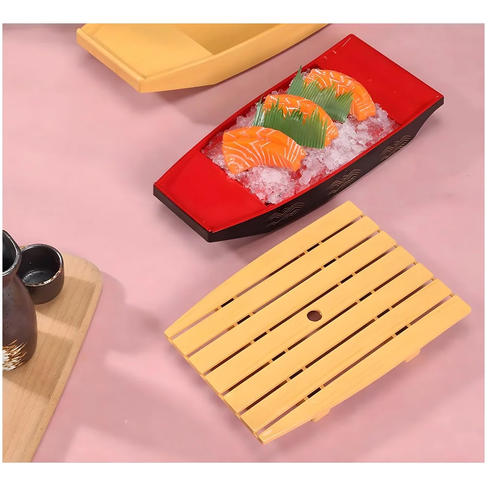 Japanese Sashimi Sushi Half Boat Plate 41 cm Medium Serving Tray