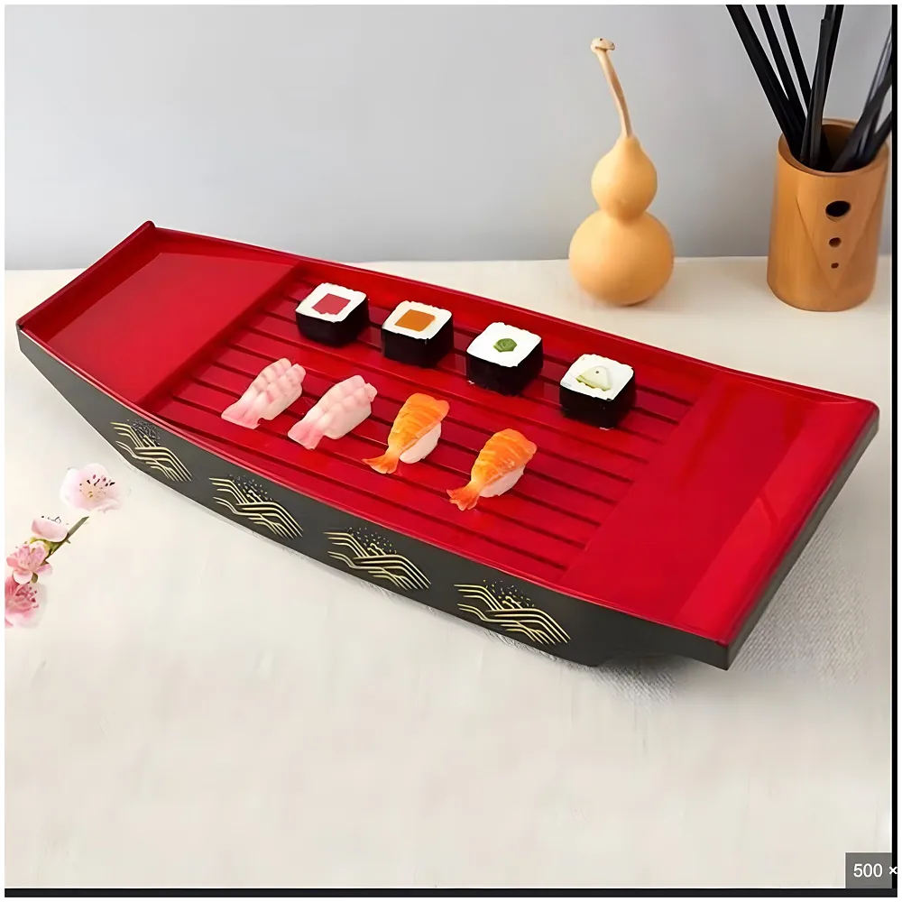 Japanese Sashimi Sushi Half Boat Plate 31 x 13.5 cm Serving Tray