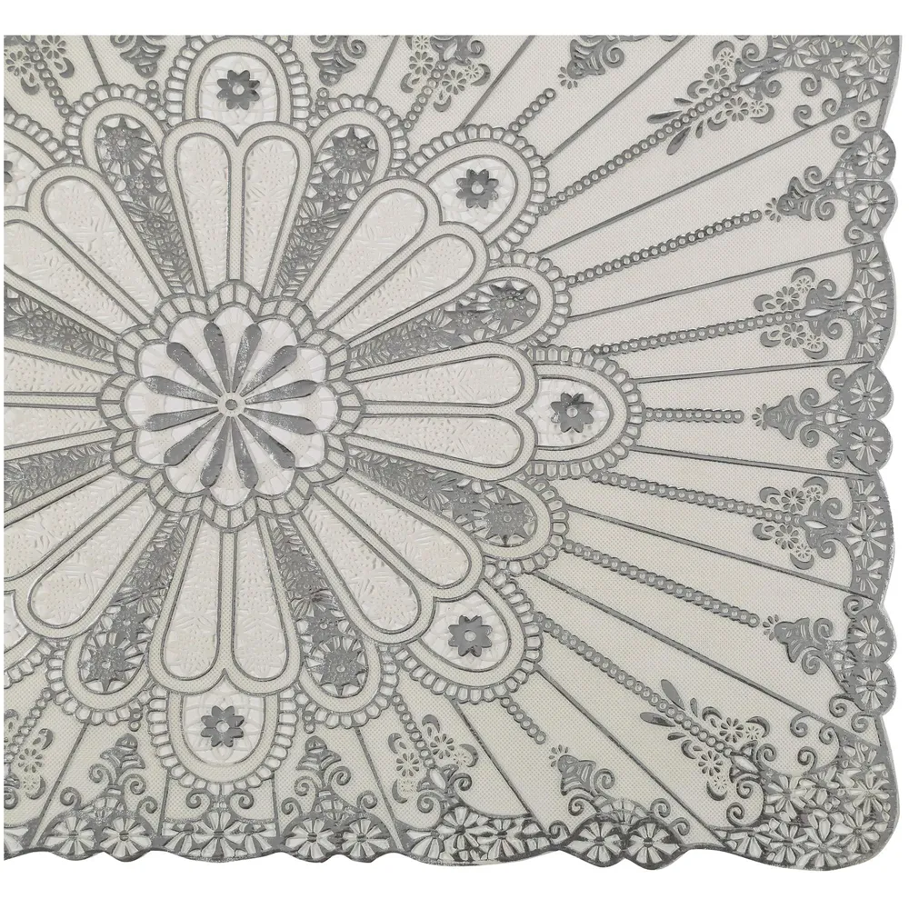 Table Mats Place Mats Dining Table Coffee Table Washable Heat Resistant Durable Non Slip Viny Soft Fabric Material. Pack of 6 (43 cm x 30 cm) Pattern K
