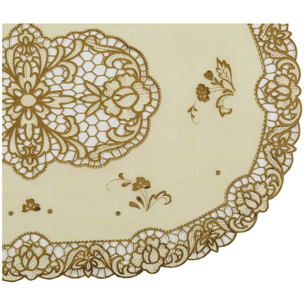 Table Mats Place Mats Dining Table Coffee Table Washable Heat Resistant Durable Non Slip Viny Soft Fabric Material. Pack of 6 (43 cm x 30 cm) Pattern G