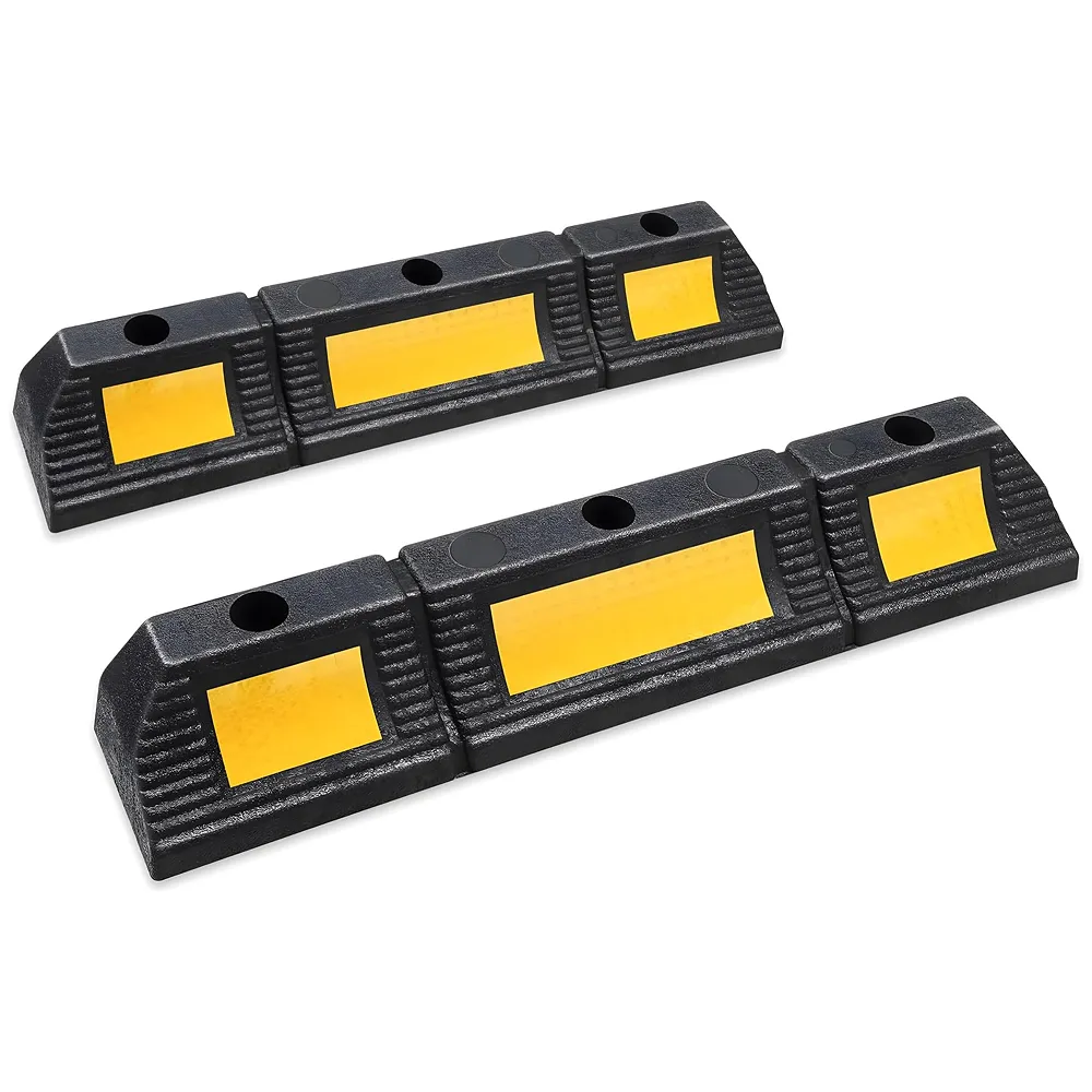 2 Pcs Car Wheel Stopper 600 mm Parking Curb for Home and Malls