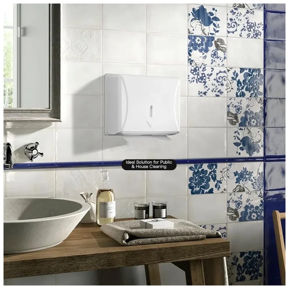 Wall Mounted Tissue Paper Dispenser ABS 26x21x10 cm