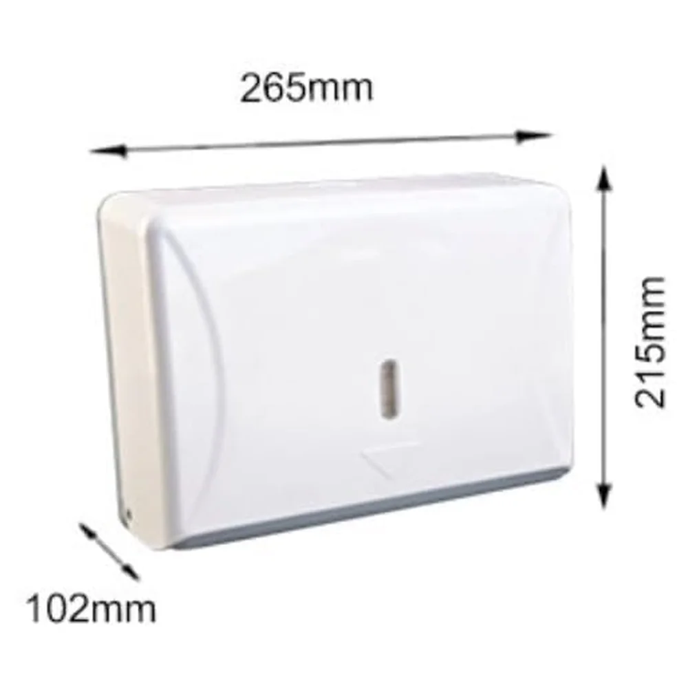 Wall Mounted Tissue Paper Dispenser ABS 26x21x10 cm