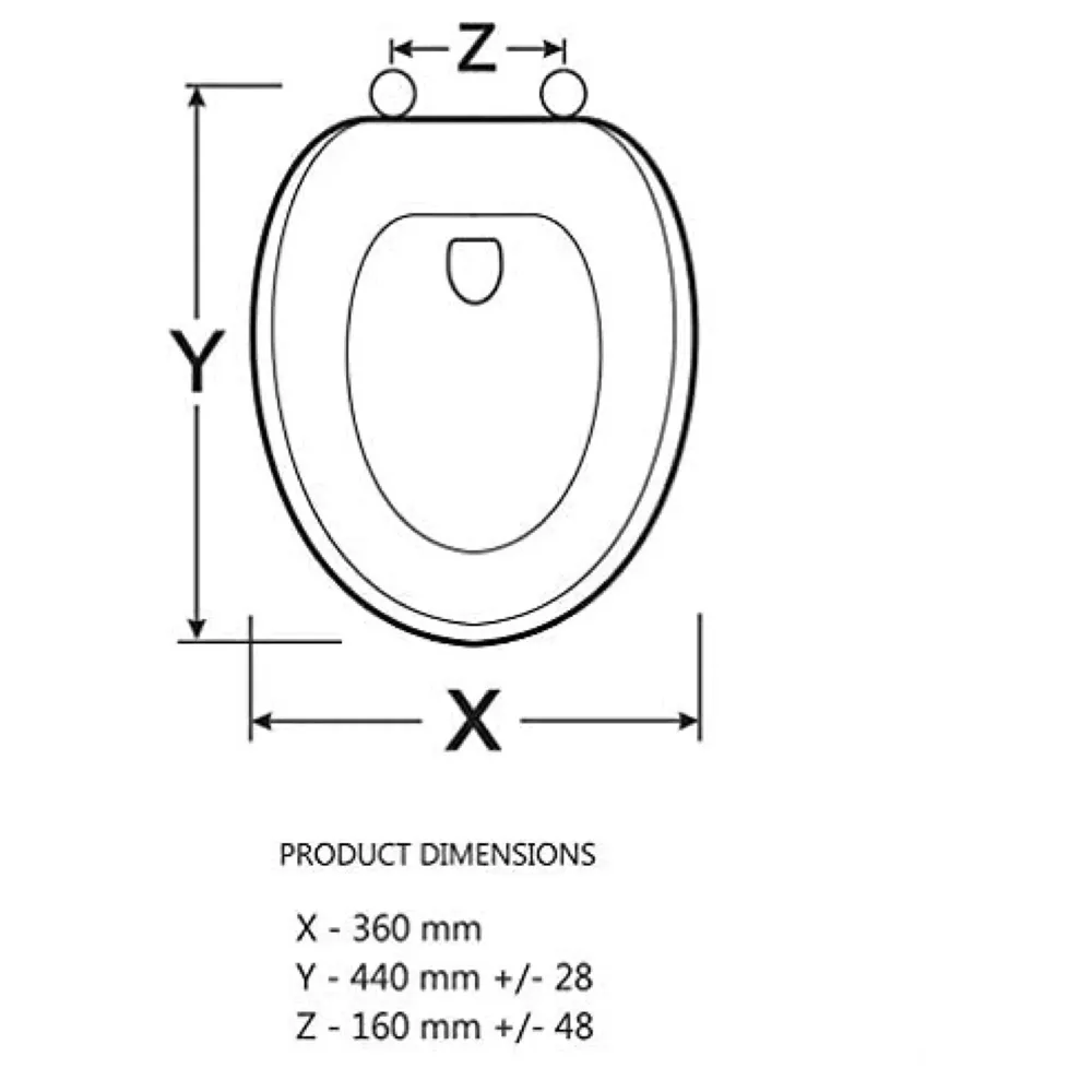 Wood Seat Cover For Commode Wooden MDF Wood With Laminate SeatCover Water Proof Comfortable With Metal Hinges Maple Wood