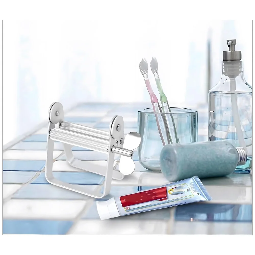 Metal Tube Squeezer Roller Toothpaste Paint Glue Wing Screw Lock