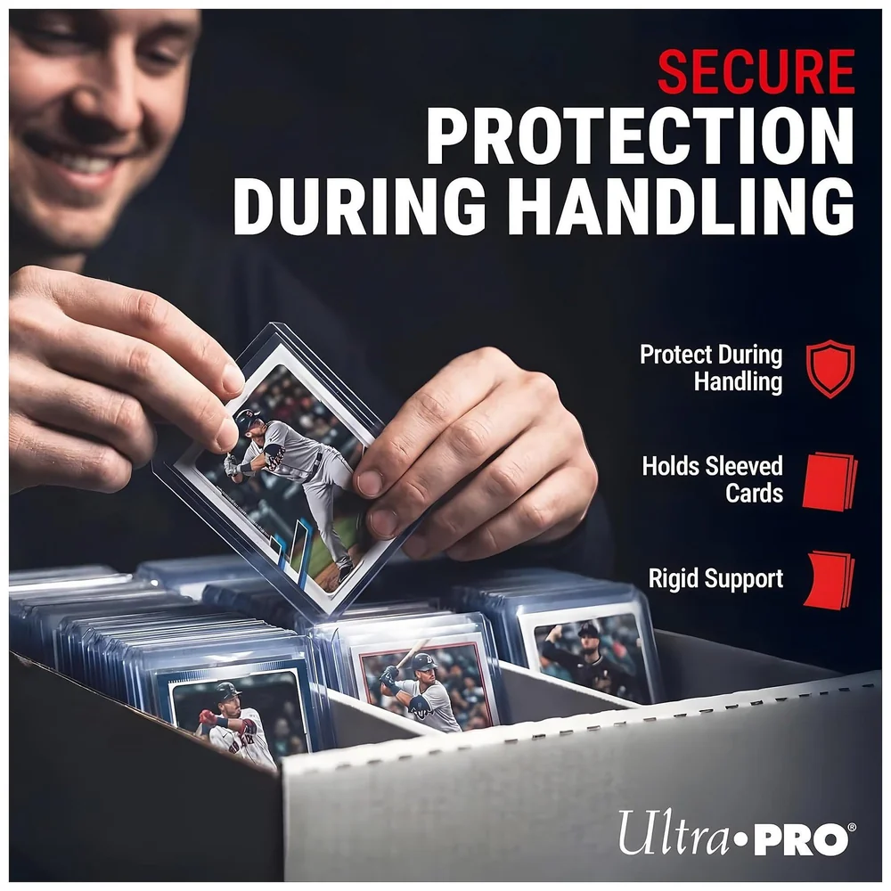 25 Pcs Trading Card Toploaders 3 x 4 Inch 35PT Ultra Clear Rigid Premium