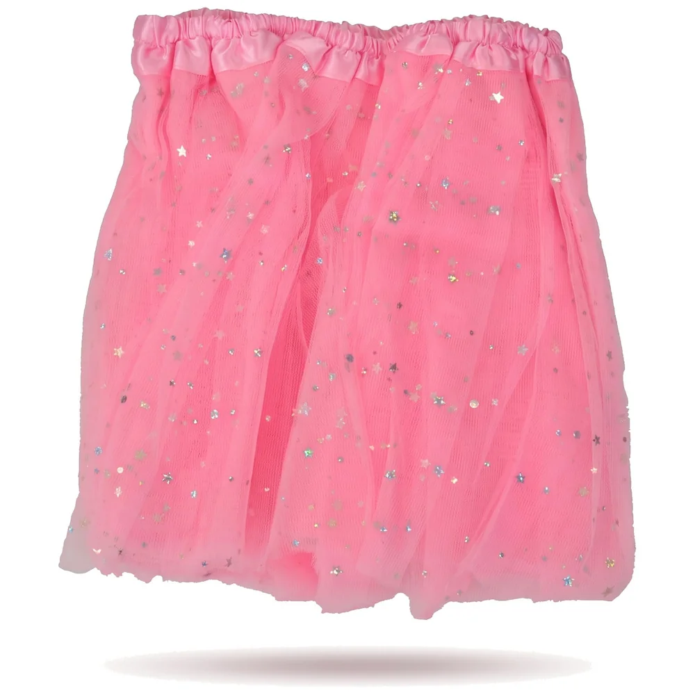 Pink Stars Tutu Tulle Skirt Girls Pettiskirt 30 cm Ballet Party