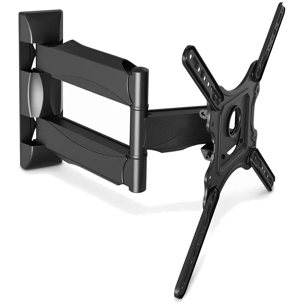 Heavy Duty Full Motion Cantilever Tilt Swivel Wall Mount Bracket for 32" inch to 55” LED, LCD and Plasma TV for VESA Sizes 100 x 100 Upto 400 x 400 mm (Wall Swivel 32''- 55'') Premium