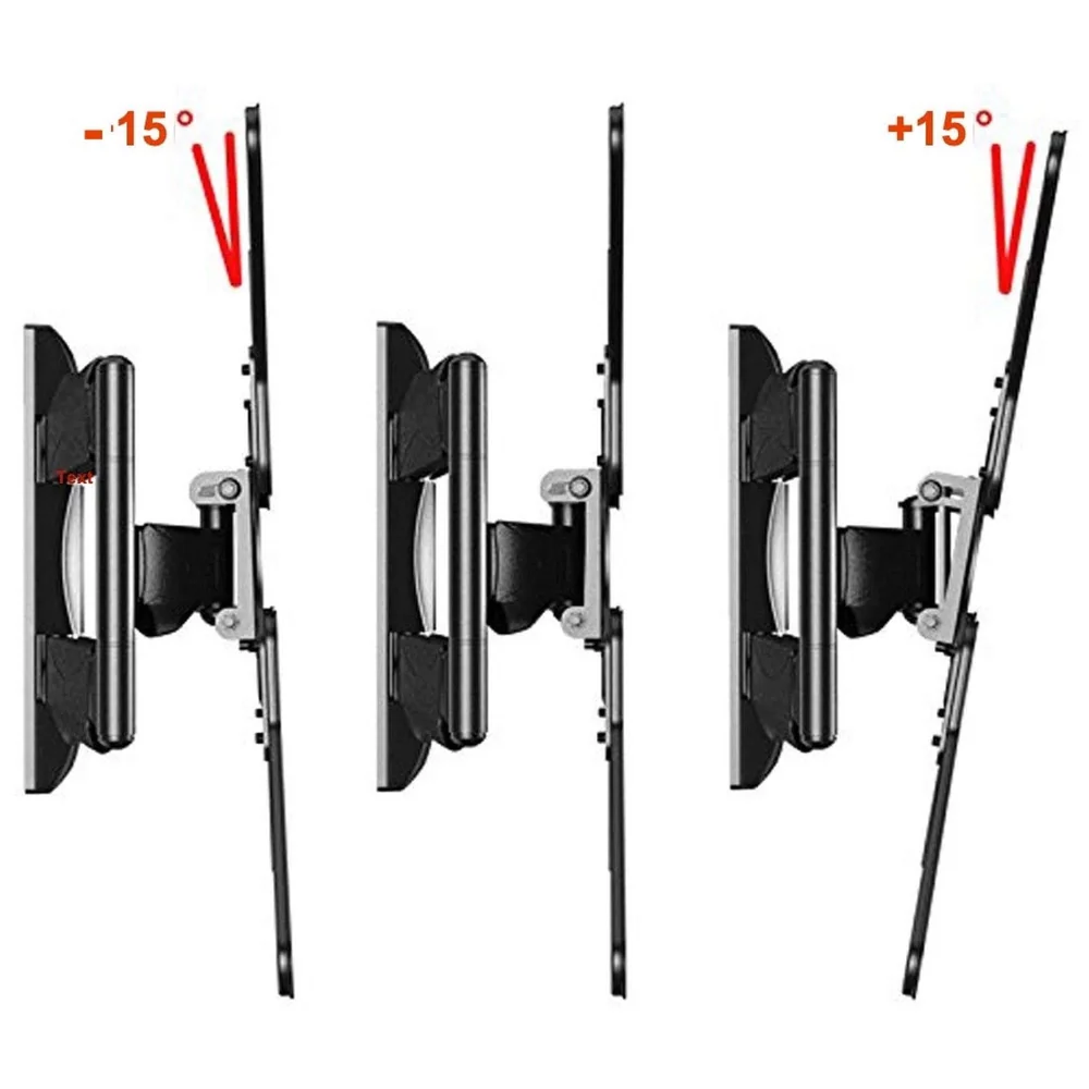 Heavy Duty Full Motion Cantilever Tilt Swivel Wall Mount Bracket for 32" inch to 55” LED, LCD and Plasma TV for VESA Sizes 100 x 100 Upto 400 x 400 mm (Wall Swivel 32''- 55'')