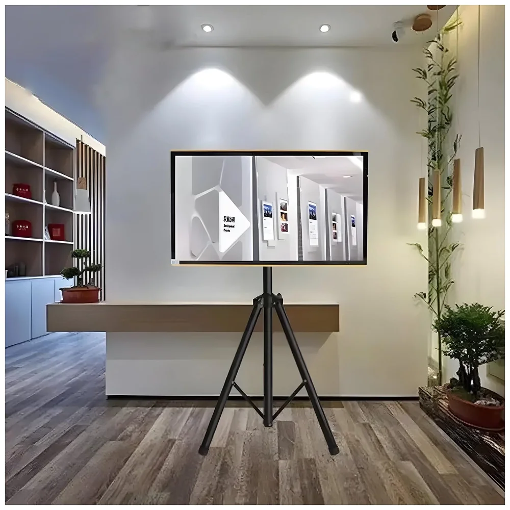 TV Tripod Floor Stand 32 to 55 inch Portable Height Adjustable