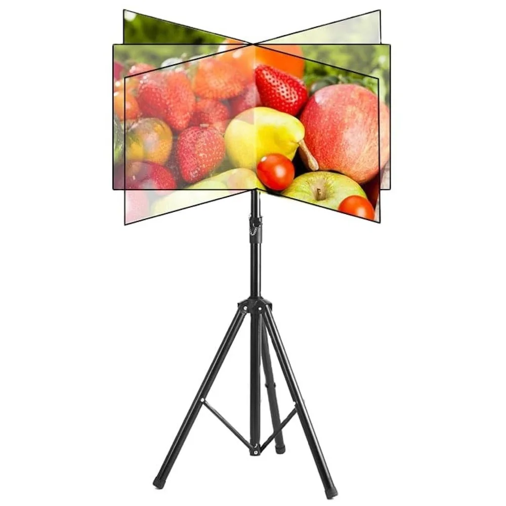 TV Tripod Floor Stand 32 to 55 inch Portable Height Adjustable