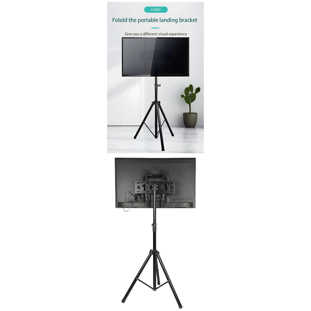 TV Tripod Floor Stand 32 to 55 inch Portable Height Adjustable