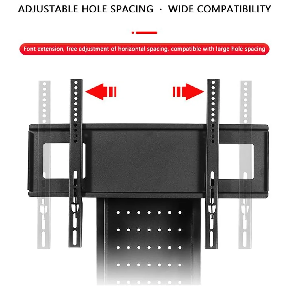 Heavy Duty Low Height Swivel TV Floor Stand Trolley 32-65 inch