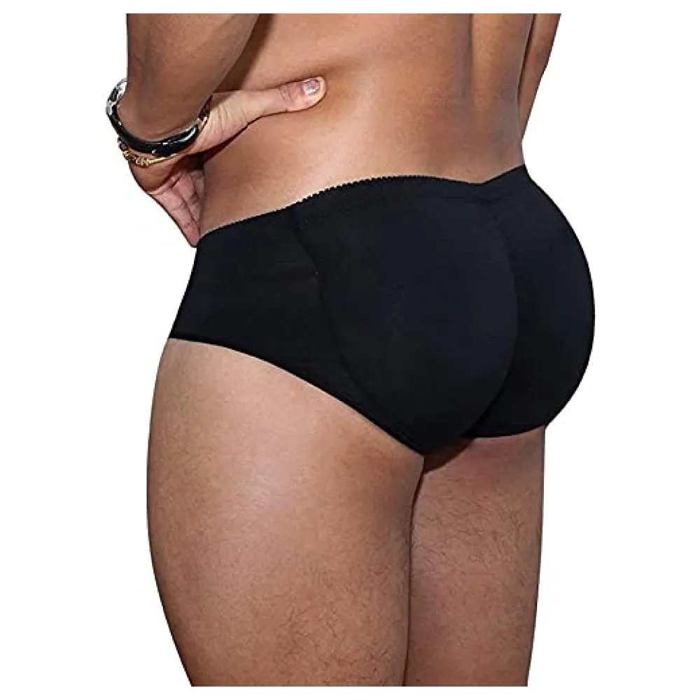 Men's Polyester Briefs (Pack of 1) (padded underwear_Multicolor_90 CM)