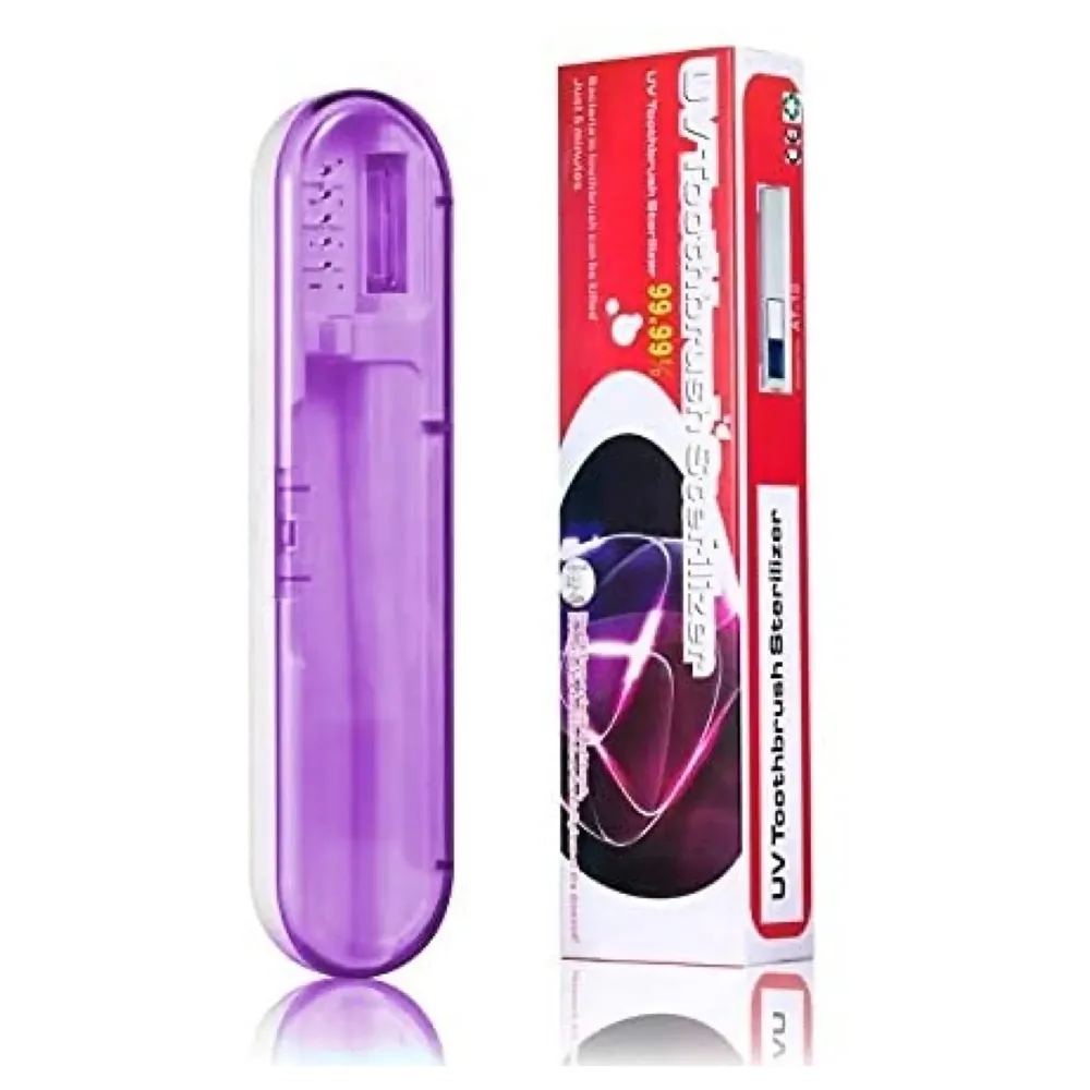 UV Toothbrush Protection Case, Toothbrush sanitiser, Toothbrush Sanitiser Holder. Purple