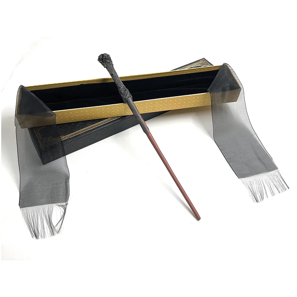 Wand Polyresin Metal Core Magic Ribbon Box Life Size 1:1 Style 2