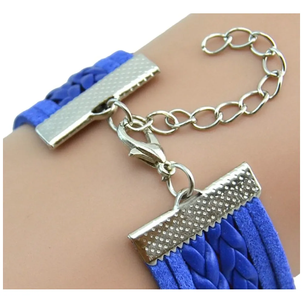 Watch with Twin Heart (Jeans Blue) Premium