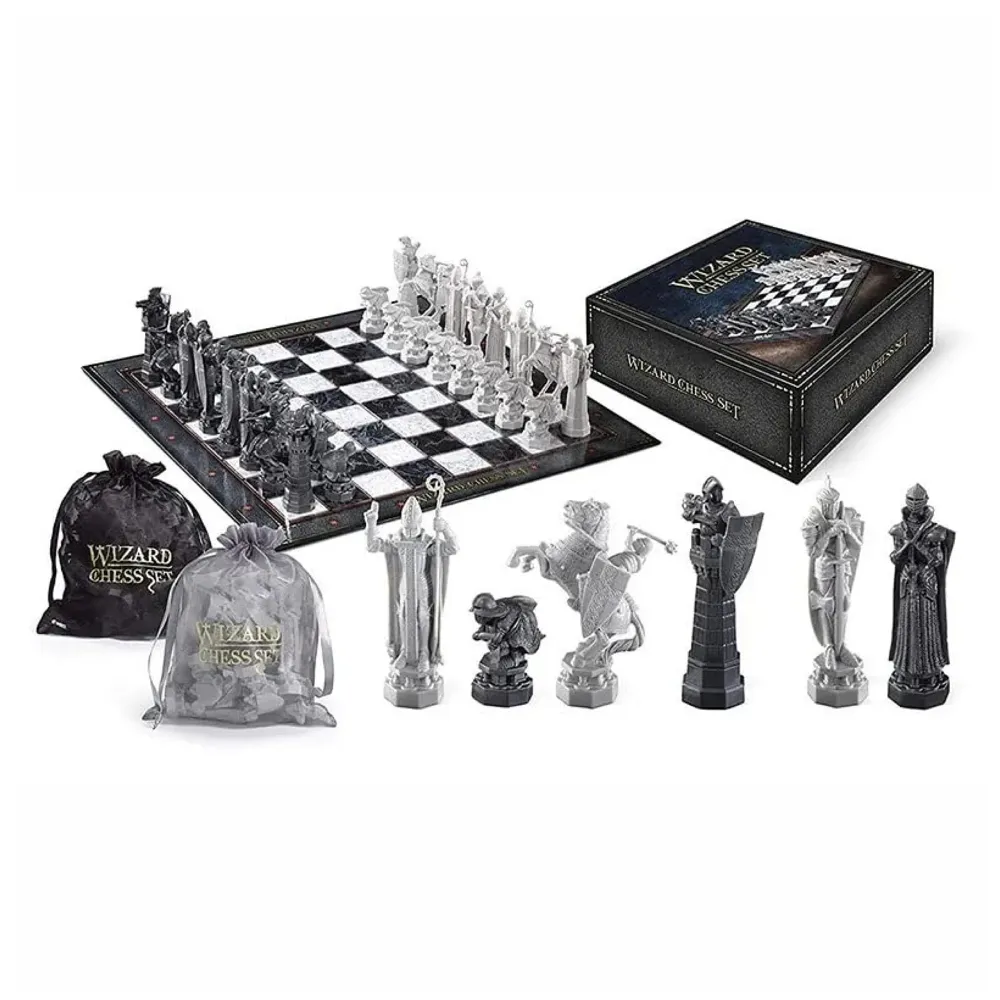 PVC Wizard Chess Set The Sorcerer Collection - Black, for 12 Months and up Board Game